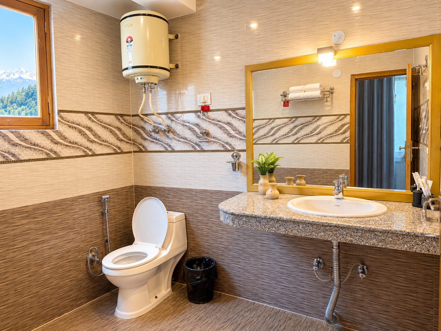 Premium Room washroom 2 at Kanyal Heights
